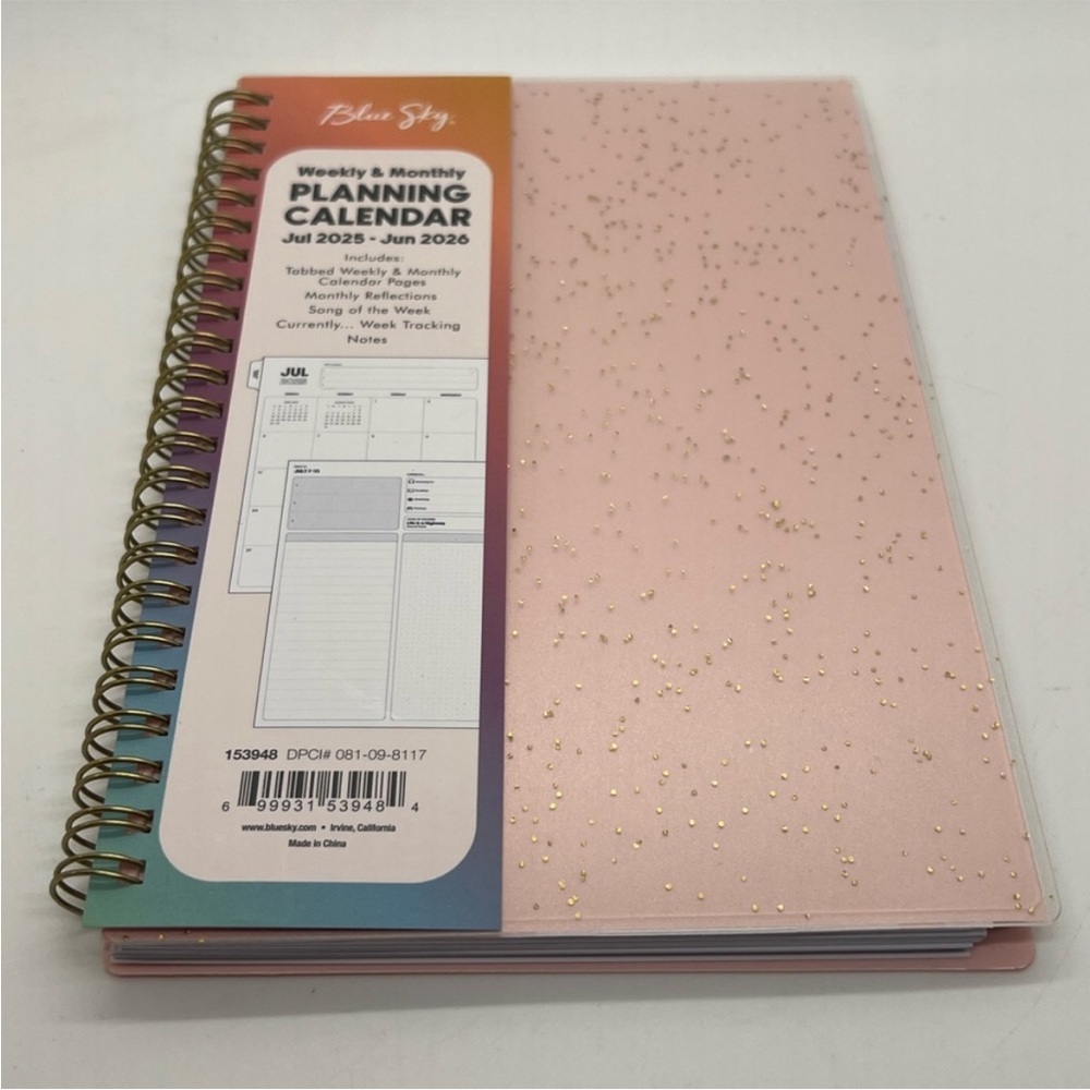 NWT Blue Sky Academic Year Weekly and Monthly Planner Calendar 5.8" x 8.6"
